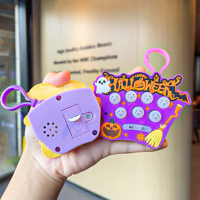 Wholesale Christmas Mini Whack-A-Mole Game Console Silicone Keychain